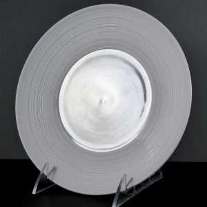 #MS006 PLATE 8.25" ROUND LINED RIM